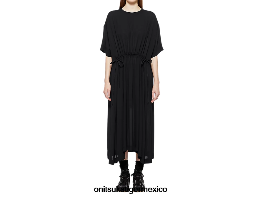 Onitsuka Tiger ropa 4P8D6N592 negro mujer vestido