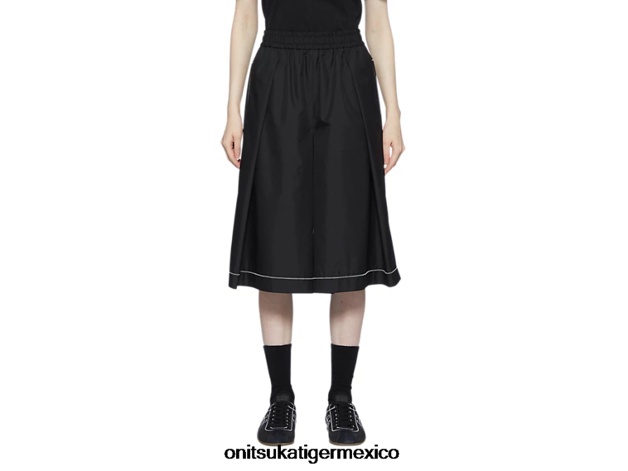 Onitsuka Tiger ropa 4P8D6N594 negro mujer falda