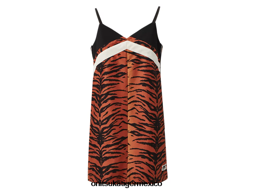 Onitsuka Tiger ropa 4P8D6N614 marrón/negro mujer vestido