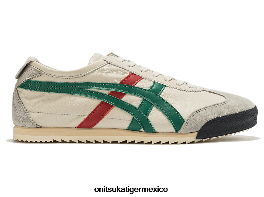 Onitsuka Tiger zapatos 4P8D6N532 crema/verde mujer México 66 de lujo