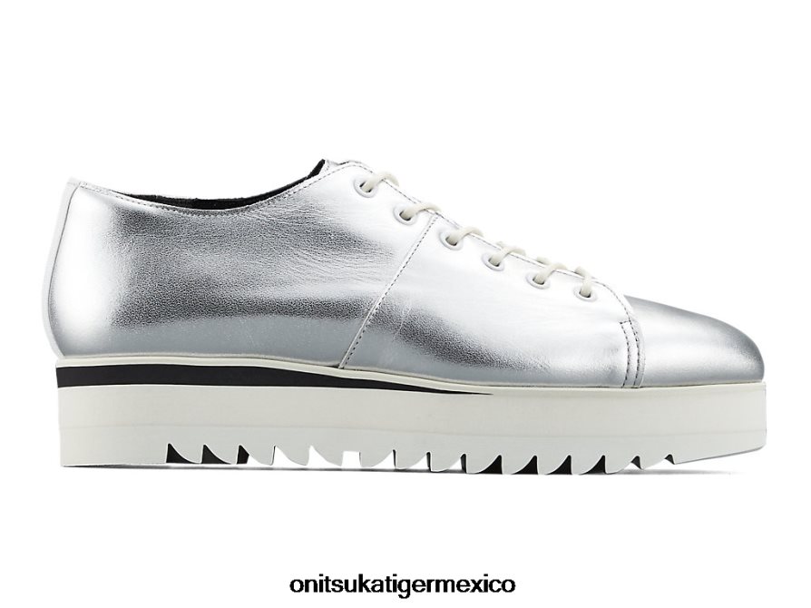 Onitsuka Tiger zapatos 4P8D6N559 plata mujer cordones