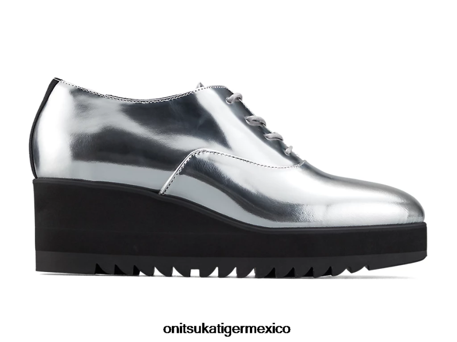 Onitsuka Tiger zapatos 4P8D6N570 plata mujer cuña-o