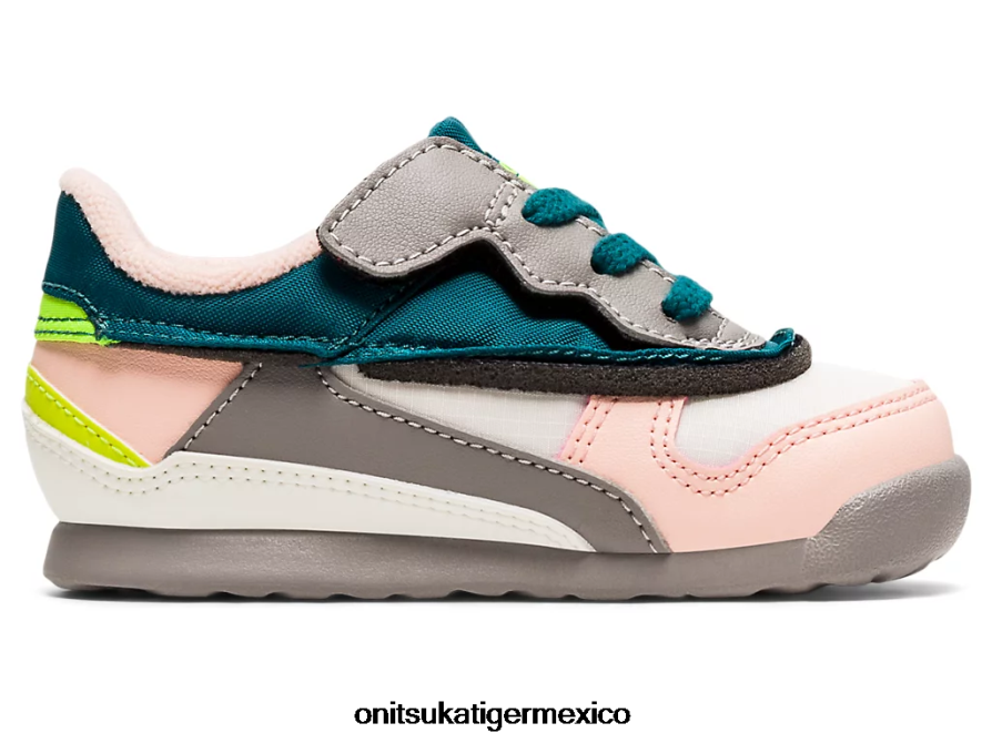 Onitsuka Tiger zapatos 4P8D6N620 pino aterciopelado/brisa niños corredor de mezcla