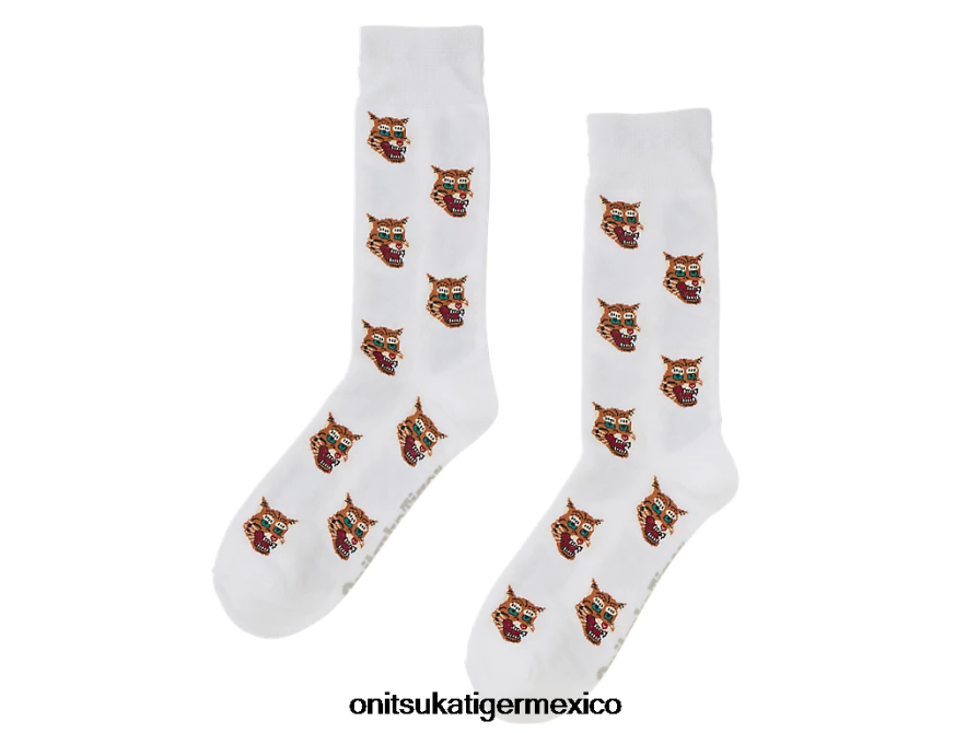 Onitsuka Tiger accesorios 4P8D6N496 blanco unisexo medias medias