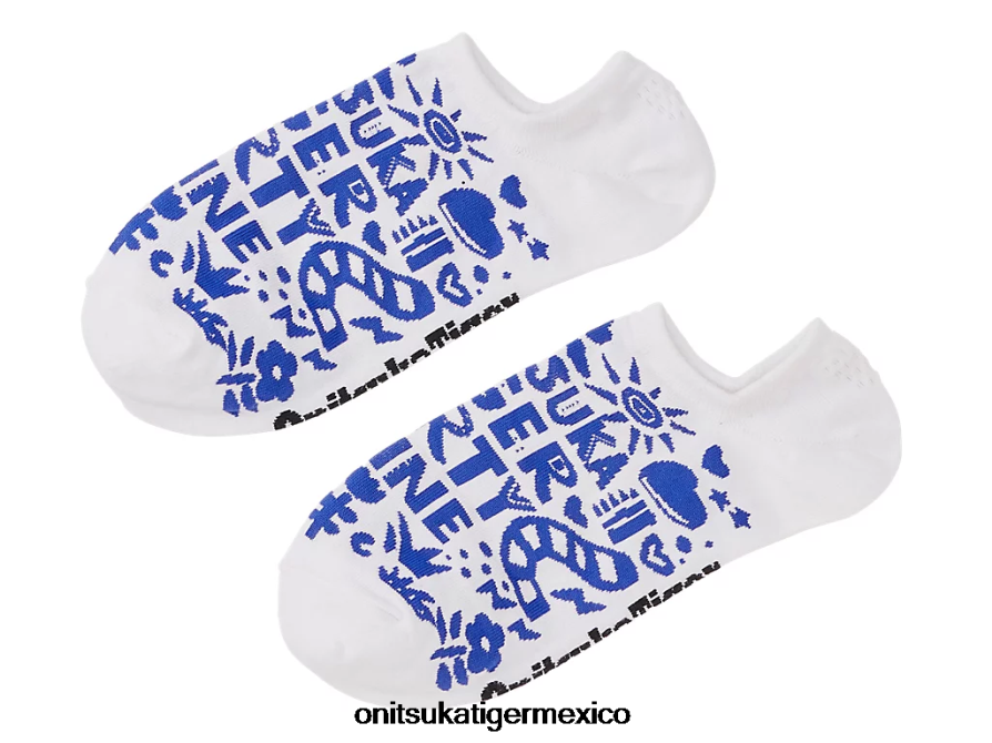 Onitsuka Tiger accesorios 4P8D6N497 blanco unisexo calcetines invisibles