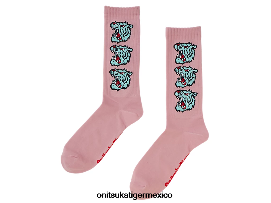 Onitsuka Tiger accesorios 4P8D6N506 Rosa claro unisexo medias medias