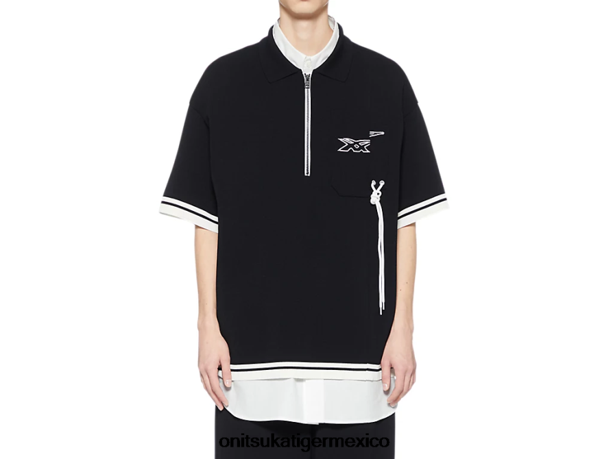 Onitsuka Tiger ropa 4P8D6N410 negro unisexo parte superior