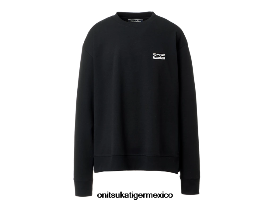 Onitsuka Tiger ropa 4P8D6N475 negro unisexo Top de manga larga