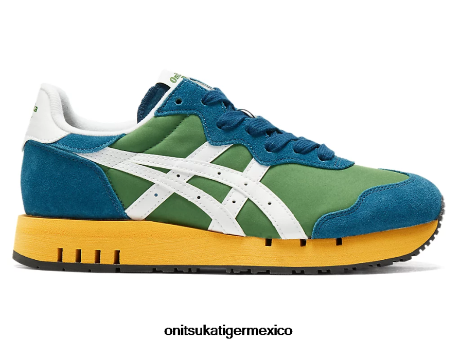 Onitsuka Tiger zapatos 4P8D6N10 verde espinaca/blanco unisexo calibre x