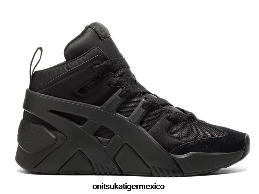 Onitsuka Tiger zapatos 4P8D6N203 negro unisexo zapatillas deportivas con logo grande infladas