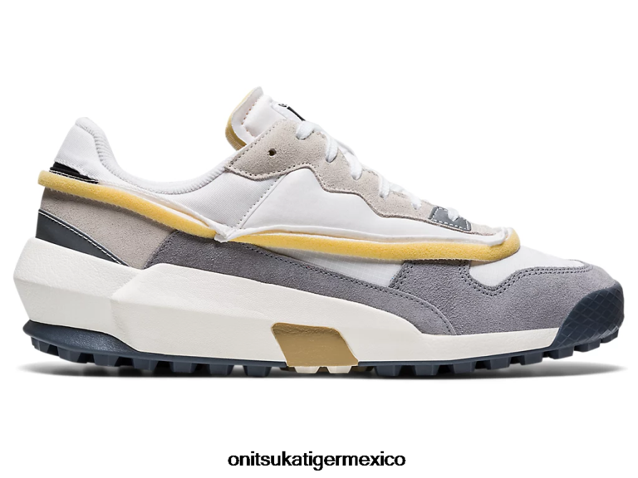 Onitsuka Tiger zapatos 4P8D6N330 blanco/chapa de roca unisexo corredor de mezcla