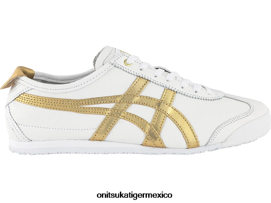 Onitsuka Tiger zapatos 4P8D6N352 Oro blanco unisexo México 66