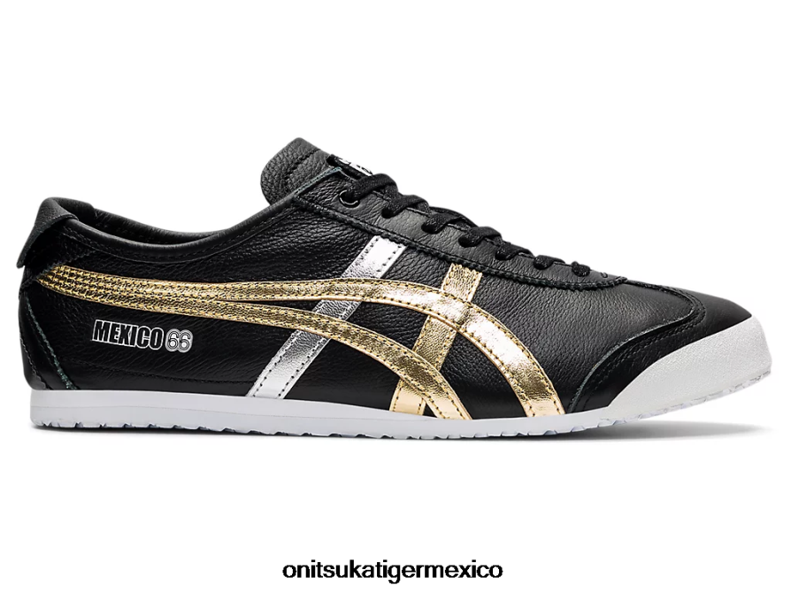 Onitsuka Tiger zapatos 4P8D6N357 oro negro unisexo México 66