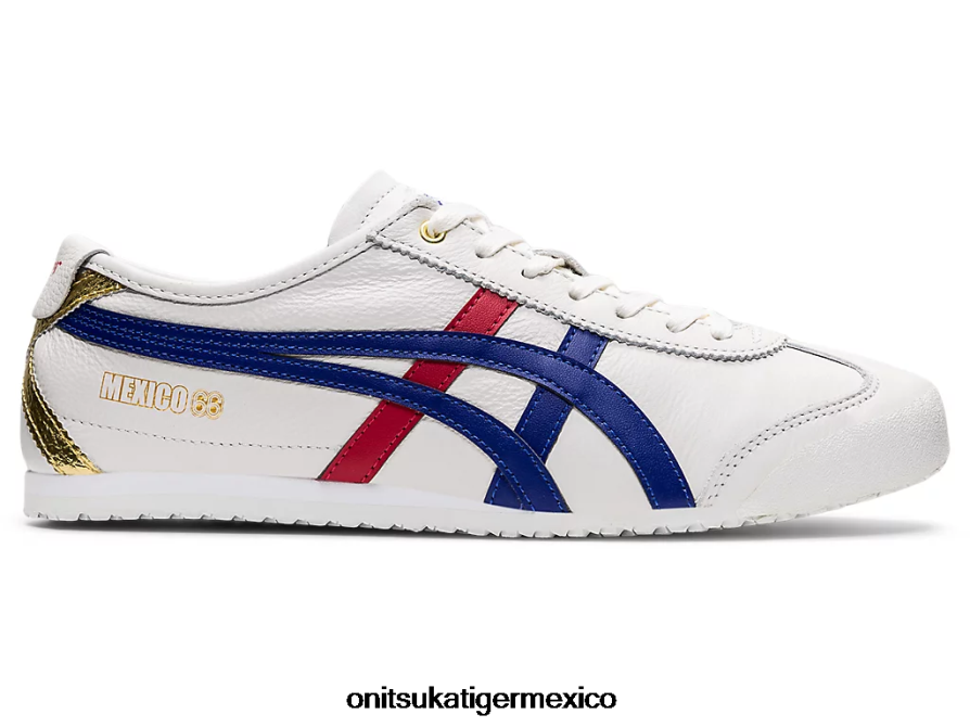 Onitsuka Tiger zapatos 4P8D6N363 blanco/azul oscuro unisexo México 66