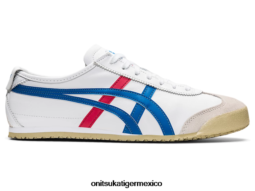 Onitsuka Tiger zapatos 4P8D6N365 blanco azul unisexo México 66