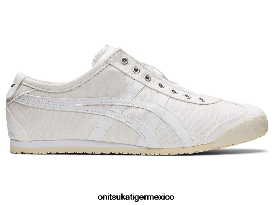 Onitsuka Tiger zapatos 4P8D6N6 blanco unisexo México 66 sin cordones
