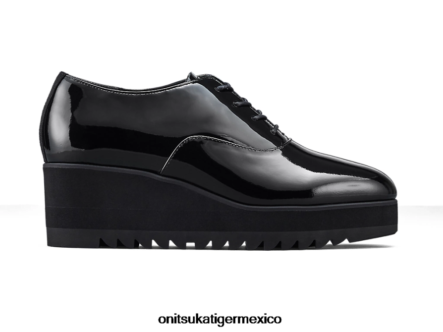 Onitsuka Tiger zapatos 4P8D6N579 negro mujer cuña-o