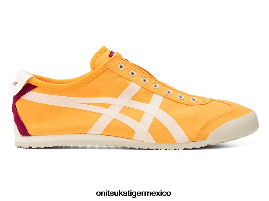 Onitsuka Tiger zapatos 4P8D6N120 cítricos/crema unisexo México 66 sin cordones