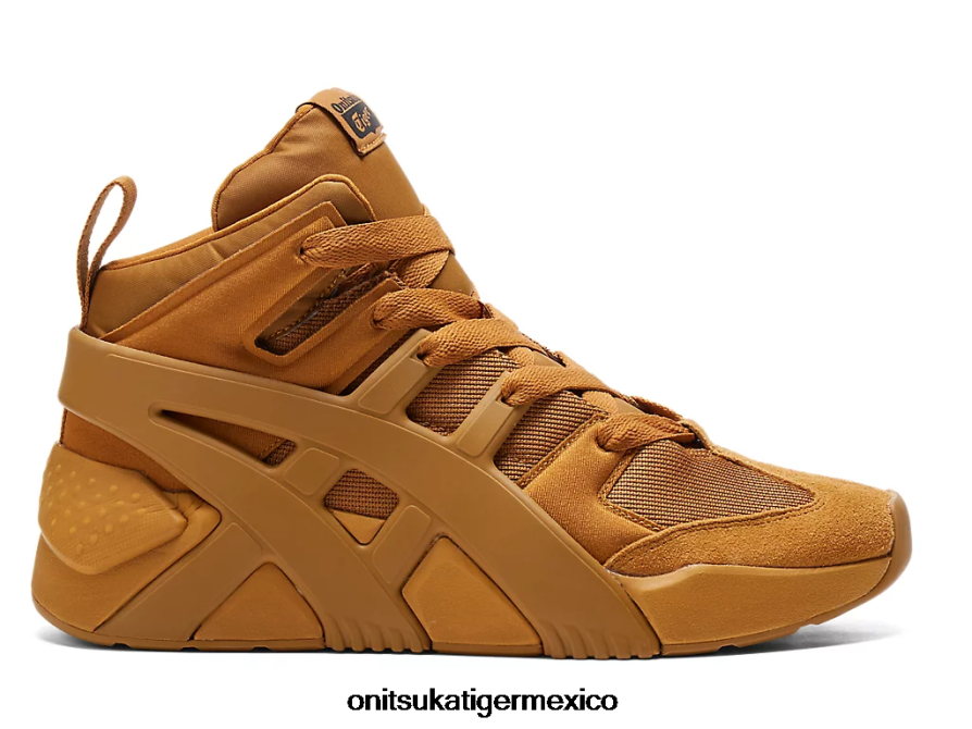 Onitsuka Tiger zapatos 4P8D6N207 presidio bronceado unisexo zapatillas deportivas con logo grande infladas