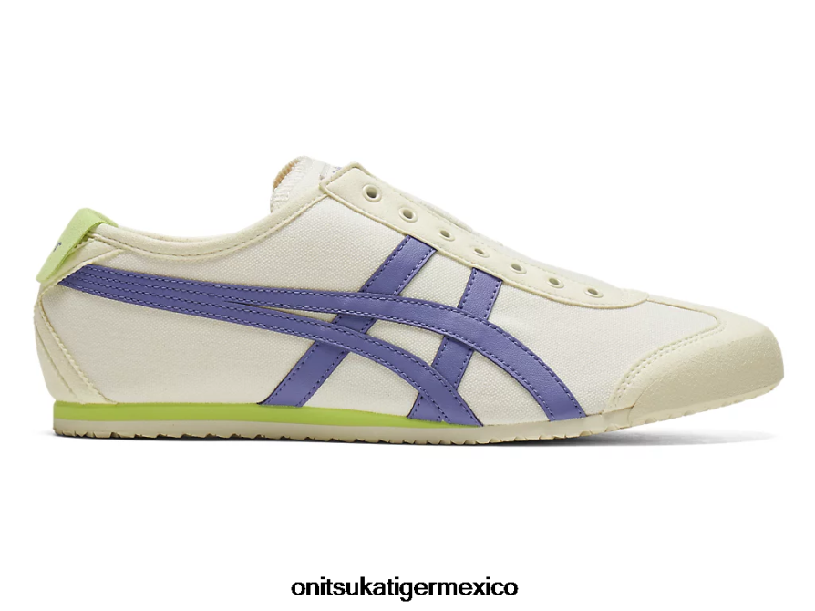 Onitsuka Tiger zapatos 4P8D6N44 crema/azul ultramarino unisexo México 66 sin cordones