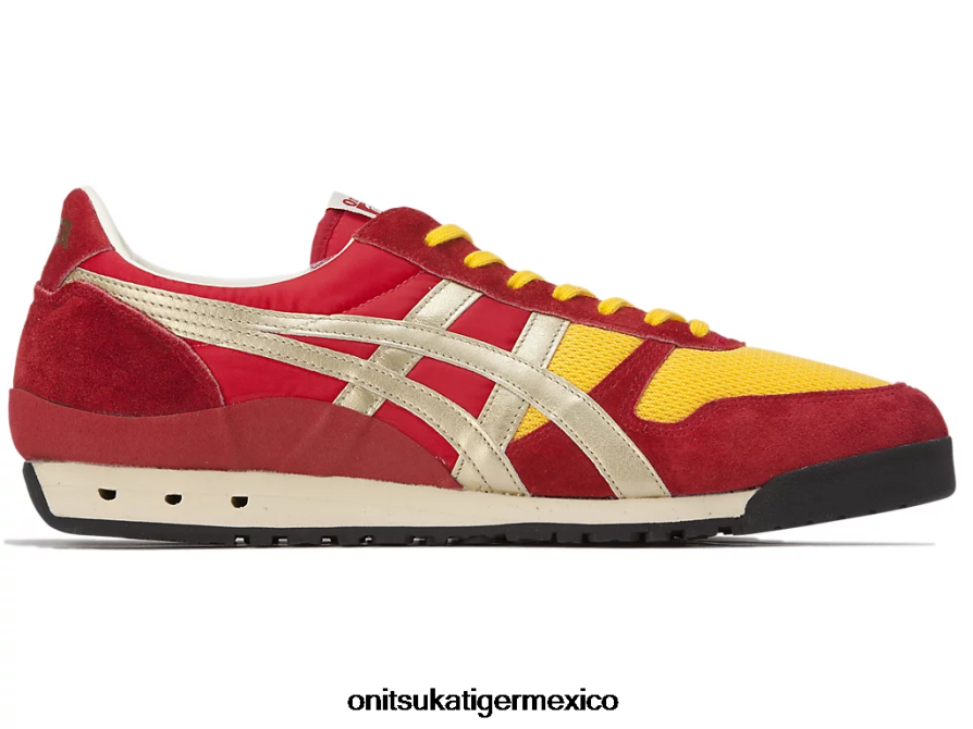 Onitsuka Tiger zapatos 4P8D6N60 rojo clásico/oro puro unisexo último 81 nm