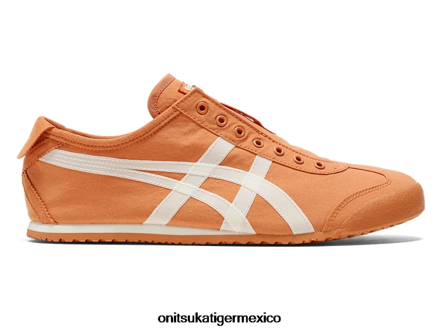 Onitsuka Tiger zapatos 4P8D6N8 naranja óxido/crema unisexo México 66 sin cordones