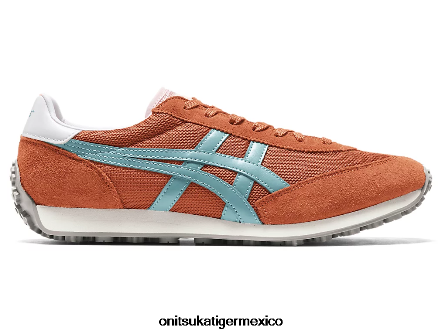 Onitsuka Tiger zapatos 4P8D6N81 naranja picante/turquesa polvoriento unisexo edición 78