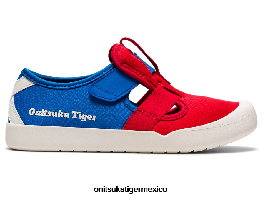 Onitsuka Tiger zapatos 4P8D6N642 rojo clásico/azul directorio niños sandalia méxico 66