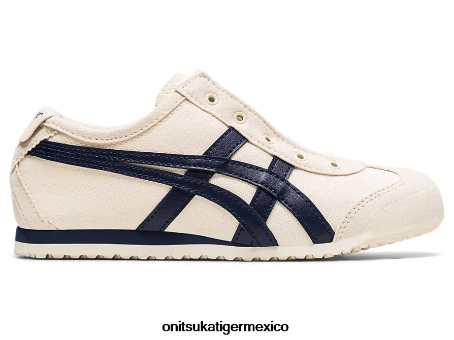 Onitsuka Tiger zapatos 4P8D6N644 abedul/medianoche niños México 66 sin cordones