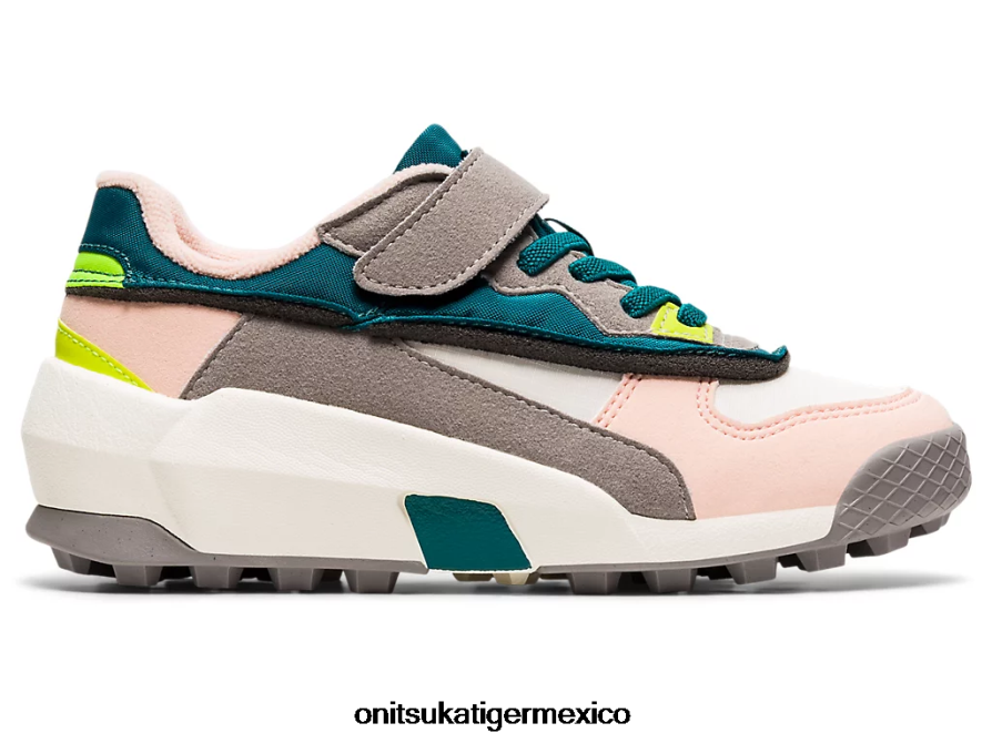 Onitsuka Tiger zapatos 4P8D6N619 pino aterciopelado/brisa niños corredor de mezcla